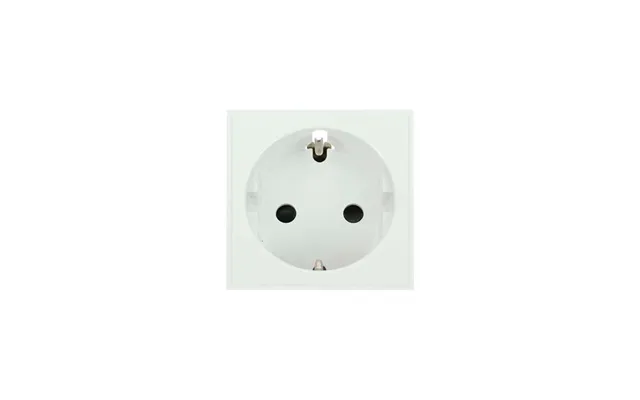 Click New Media 16a European Schuko Socket Outlet Module White