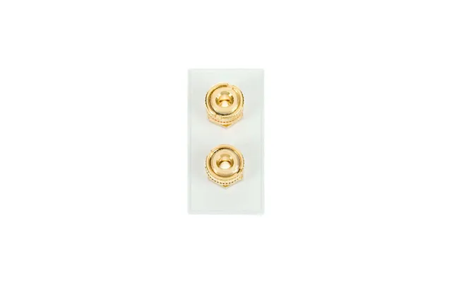 Click New Media Twin Loud Speaker Module White