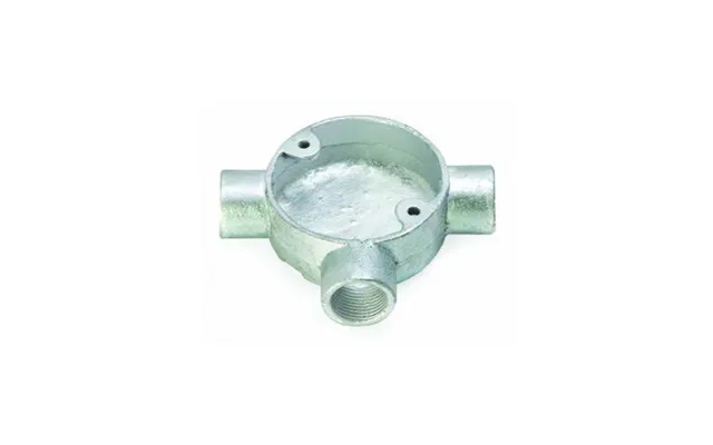 Conduit Box 3 Way Tee 25mm Galvanised