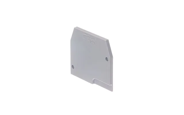 Entrelec Grey End Plate For 1 In 2 Out Terminal