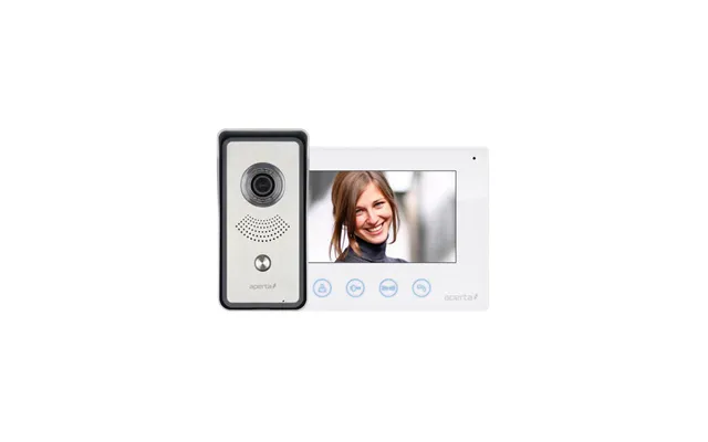 Esp Colour Video Door Entry Kit With White Monitor