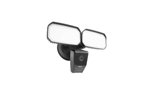 Esp Fort Wi-fi Security 2mp Camera With 25w Twin Flood Lights Black