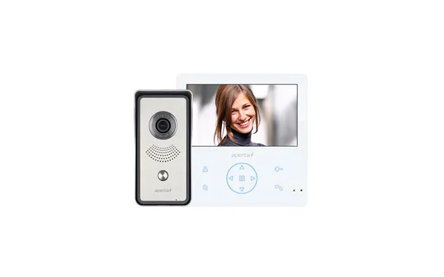 Esp Video Door Entry Kit With Record Facility White Gui Monitor