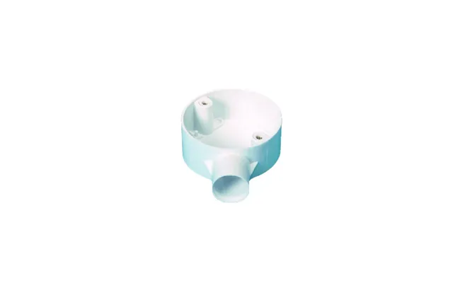 Falcon Trunking 20mm 1 Way Terminal Box White Pack Of 20