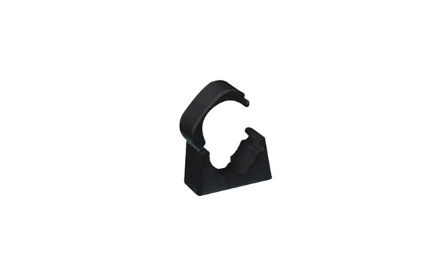 Falcon Trunking 20mm Hinged Clip Saddle Black Single Only