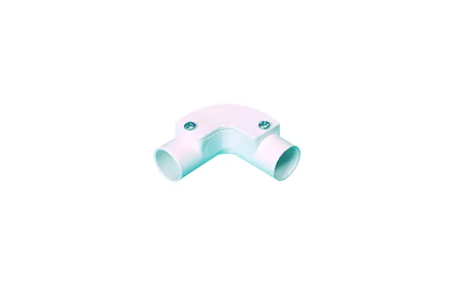 Falcon Trunking 20mm Inspection Elbow White Single Only
