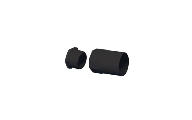 Falcon Trunking 25mm Female Adapt Blk Black Pack Of 100
