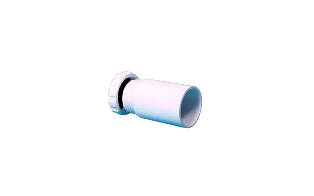 Falcon Trunking 25mm Male Adaptor White Single Only