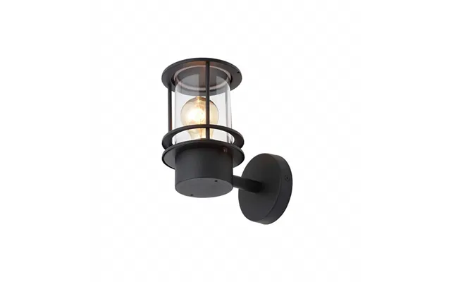 Forum Leonis Miners Style Wall Lantern E27 Black