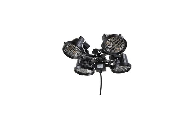 Forum Ruby Parasol Heater 4x450w Black