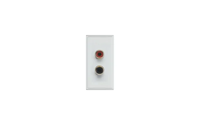 Hager Sollysta Phono Plugs Red Black Euro Module
