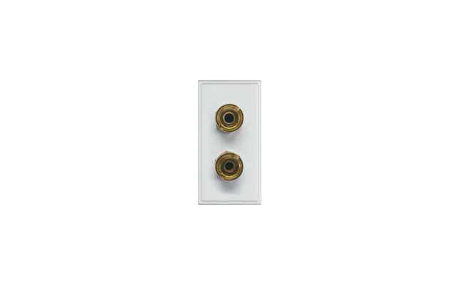 Hager Sollysta Speaker Terminal Posts Euro Module White