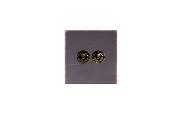 Hamilton Hartland G2 1 Gang Antique Brass Toggle Switch