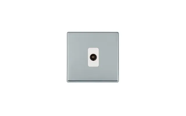 Hamilton Hartland G2 Bc 1 Gang Isolated Tv 1in 1out Outlet White