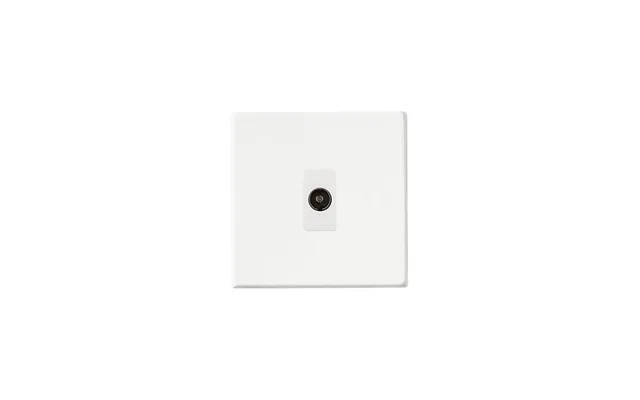 Hamilton Hartland G2 Mw 1 Gang Isolated Tv 1in 1out Outlet White
