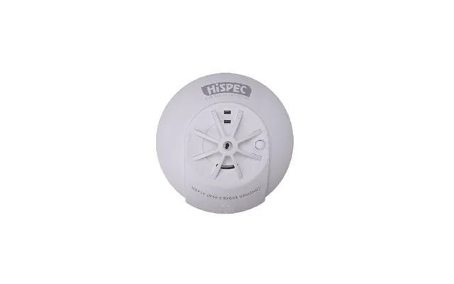 Hispec Heat Detector Mains With 9v Backup Battery
