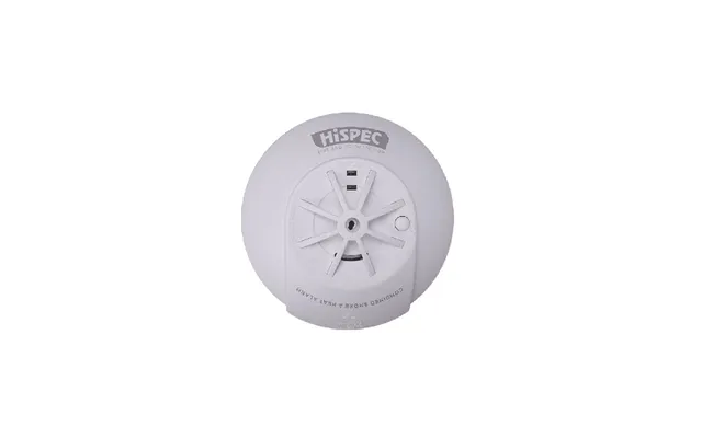 Hispec Mains Smoke & Heat Detector Combo Fast Fix With Rechargeable Lithium Battery