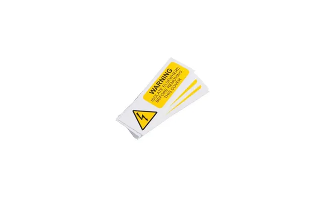 Industrial Signs Warning Isolate Elsewhere Label 75mm X 25mm Pack Of 10