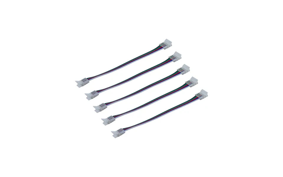 Integral 2-way Connector 150mm Wire Pack Of 5 For Ip20 12mm Width Rgb W Strip
