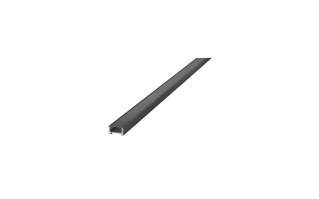 Integral Black Anodised Aluminium Profile 2m For Surface Mount