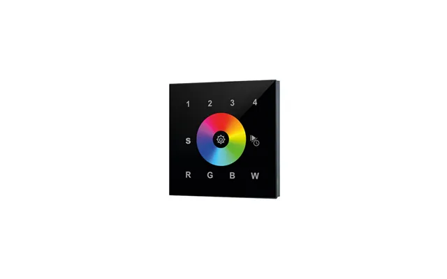 Integral Rf Wall Mount Touch Rgbw Controller Black