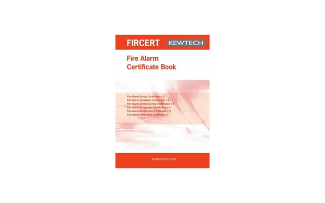 Kewtech Fire Alarm Maintenance Log Book
