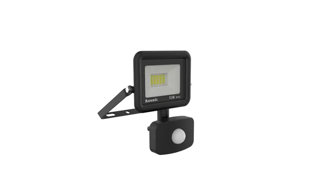 Kosnic Rhine Slim Profile Led Floodlights With Pir 10w 4000k