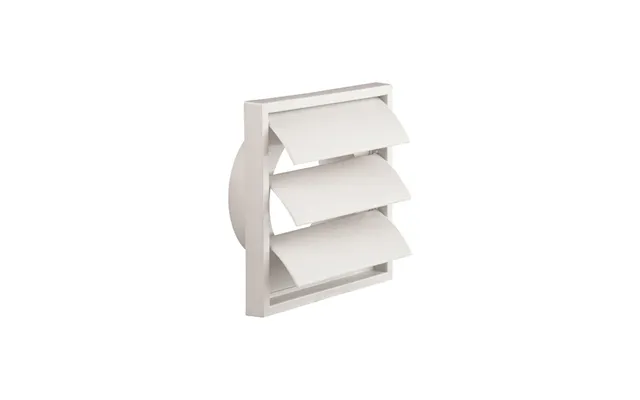 Manrose 100mm 4 Gravity Shutter Grille White