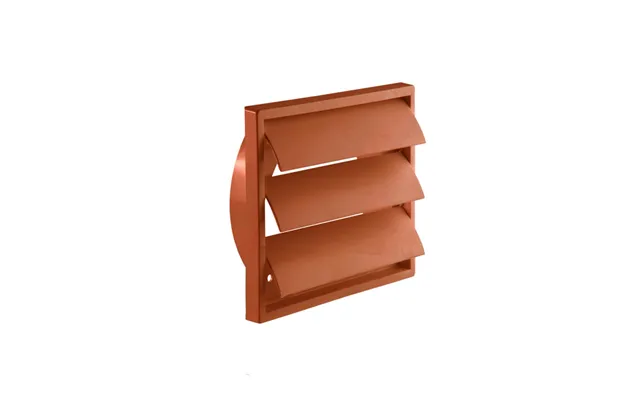Manrose 100mm 4 Multi Fit Grille Gravity Shutter Dual Fitting Terracotta