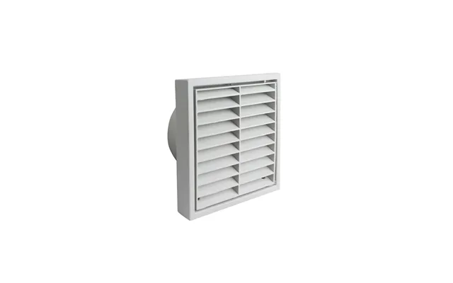 Manrose 125mm 5 Fixed Wall Grille Vent White