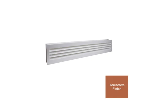 Manrose Slimline Airbrick Wall Outlet Horizontal Louvre Terracotta