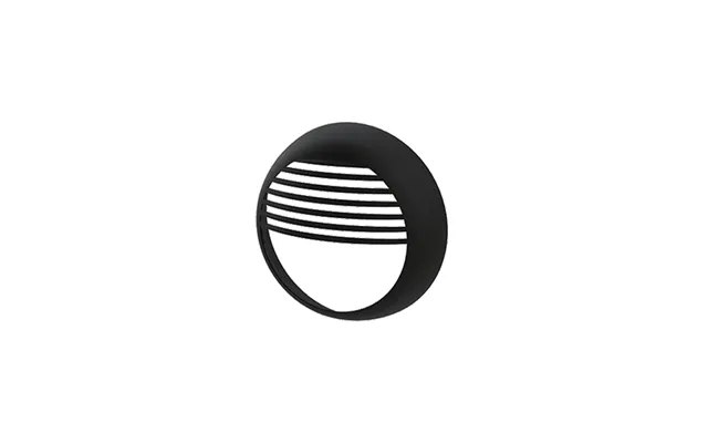 Ovia Evo Orb Half Louvre Bezel Matt Black product image