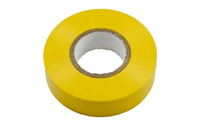 Pvc Insulation Tape Yellow 19mm Wide 20 Metres Length