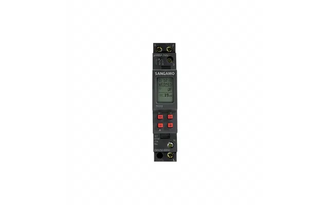 Sangamo Din Rail 1 Module 1 Channel 7 Day Time Switch