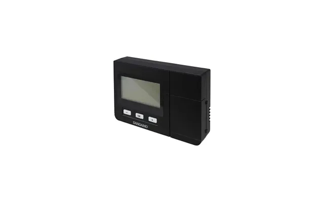 Sangamo Electronic Digital Room Thermostat With Frost Protection Black