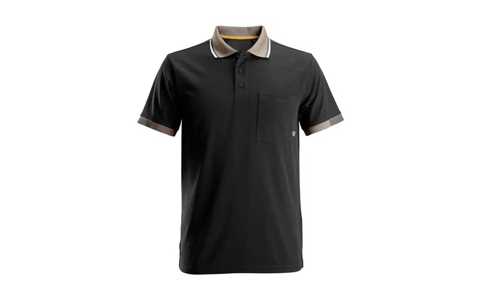 Snickers 2724 Aw 37.5 Tech Ss Polo Shirt Black Size S