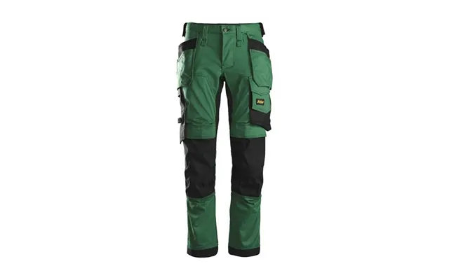 Snickers 6241 Trousers With Holster Pockets Aw Stretch Forest Green Size 048
