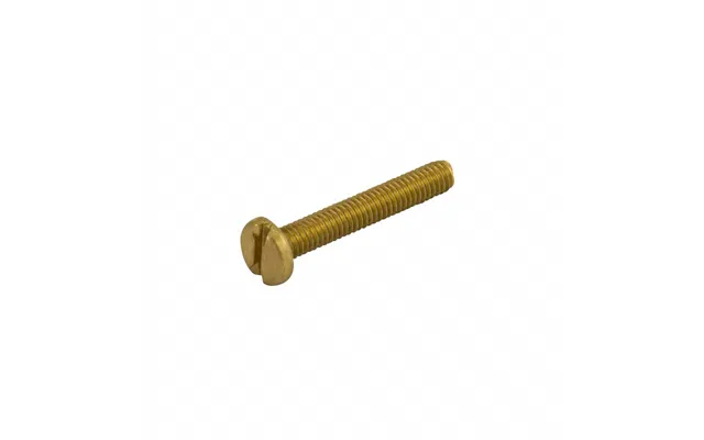 Unicrimp M4x25mm Brass Panhead Machine Screws Pack Of 100