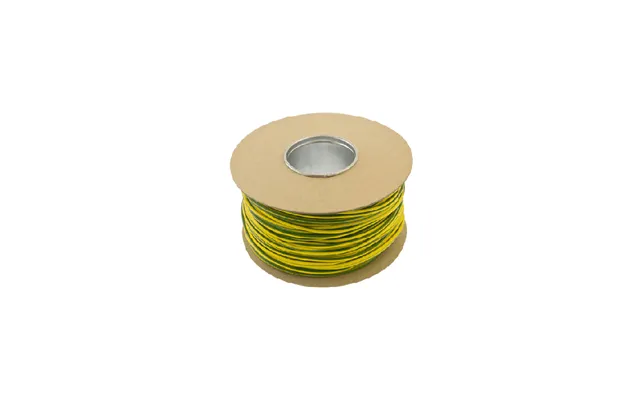 Unicrimp Pvc Sleeving 4mm Green Yellow Per 100m