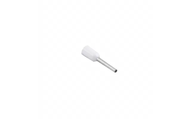 Unicrimp White Bootlace Ferrule Single 0.5mm Pack Of 100