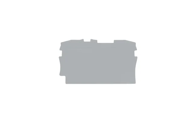 Wago End Plate 2.5mm Grey