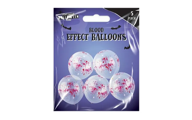 12 Blood Effect Balloons 5pk