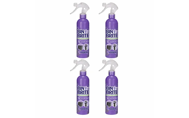 Bin Brite Deodoriser Lavender Mist 400ml - 4 Pack