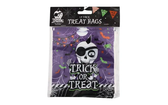 Bonez The Naughty Skeleton Treat Bags 15 Pack