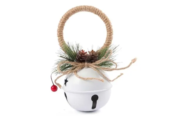 Christmas Bell Decoration With Rope Hanger