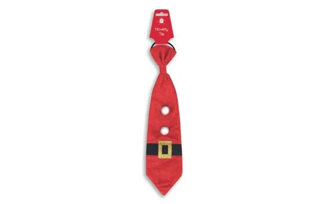 Christmas Character Novelty Long Tie Assorted Designs - Santa Claus