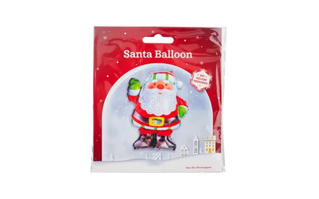 Christmas Character Santa Foil Party Balloon