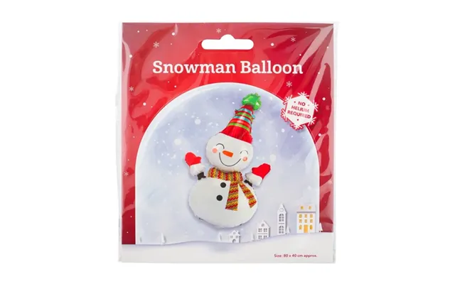 Christmas Character Snowman Foil Party Balloon