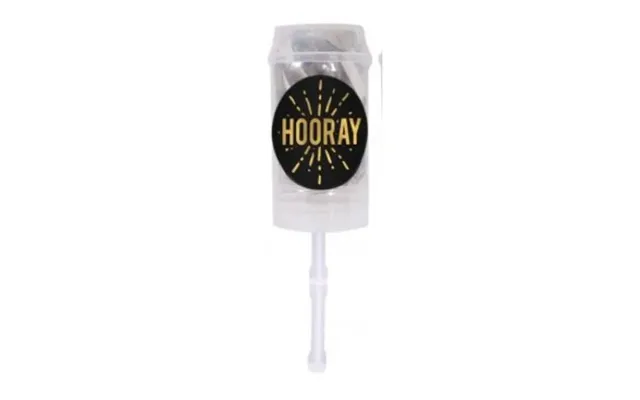 Christmas Gold & Silver Paper Confetti Push Pop Assorted Designs - Hooray