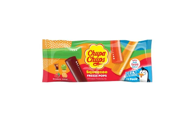 Chupa Chups Squeezee Freeze Pops 12 X 45ml